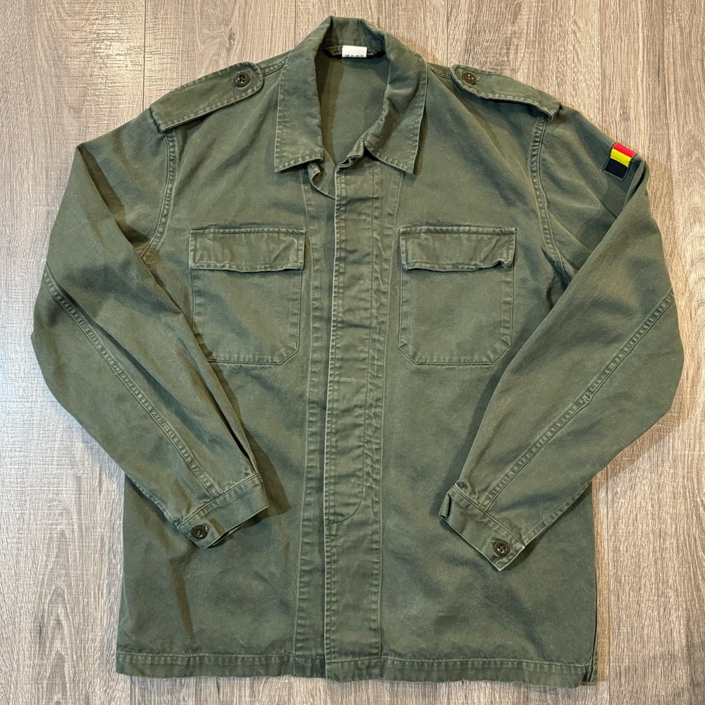 VINTAGE 1993 GERMAN MILITARY CARGO SHIRT